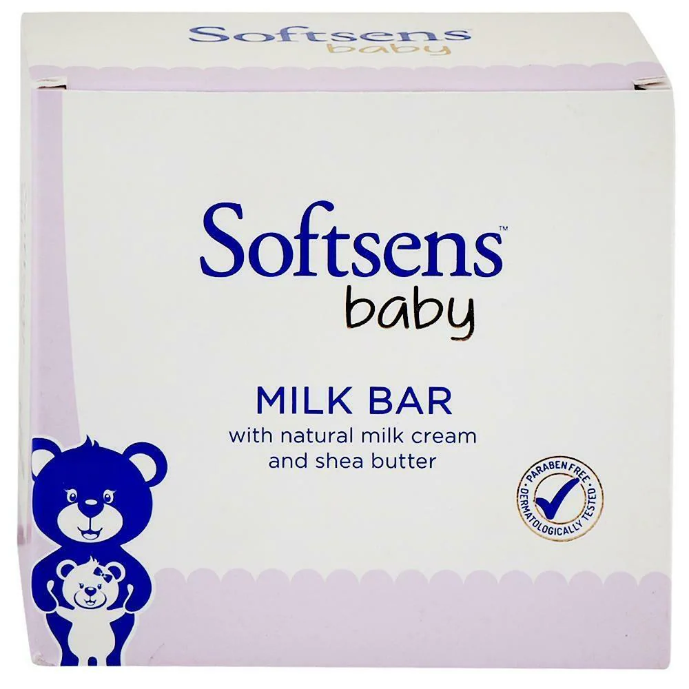 Image of Softsens Baby Milk Bar Soap 100 g (Pack of 3)