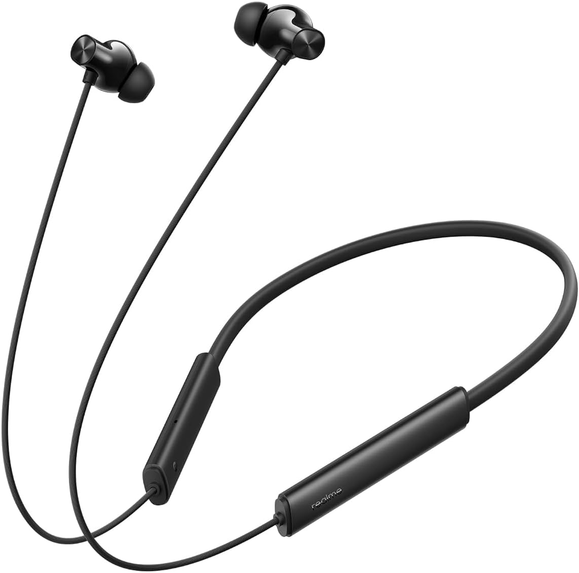 Image of 1st Copy Wireless 3-Style Bluetooth Neckband with 13.4mm Bass Driver & 32H Playback (Black)