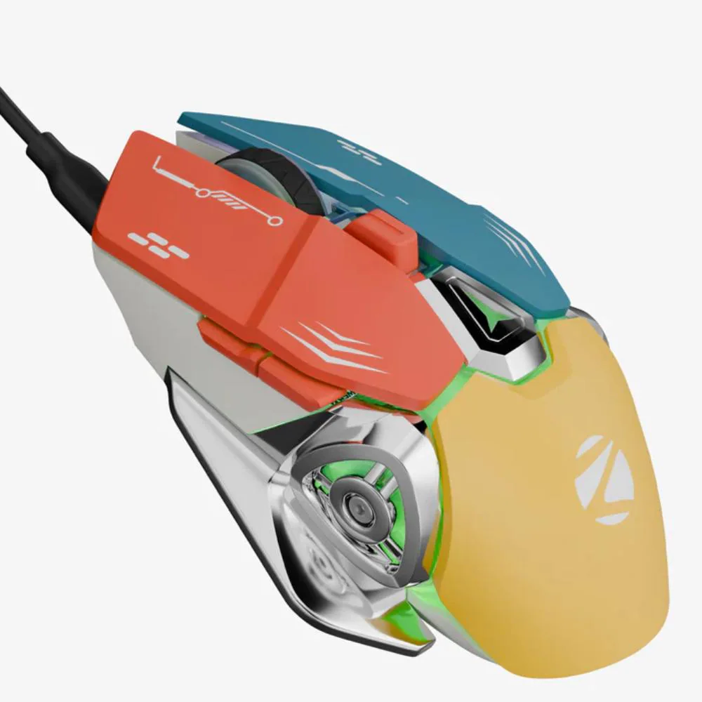 Image of Zebronics Transformer M Plus Wired Gaming Mouse with RGB Lighting (Multicolour)