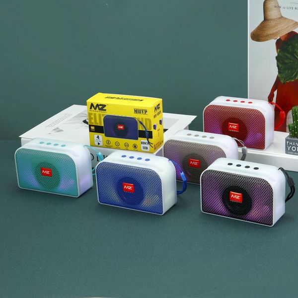 MZ M18VP Portable Bluetooth Speaker | 5W Stereo Sound | Deep Bass | FM Radio | TF Card Support | Hands-Free Calling | Black Image 3